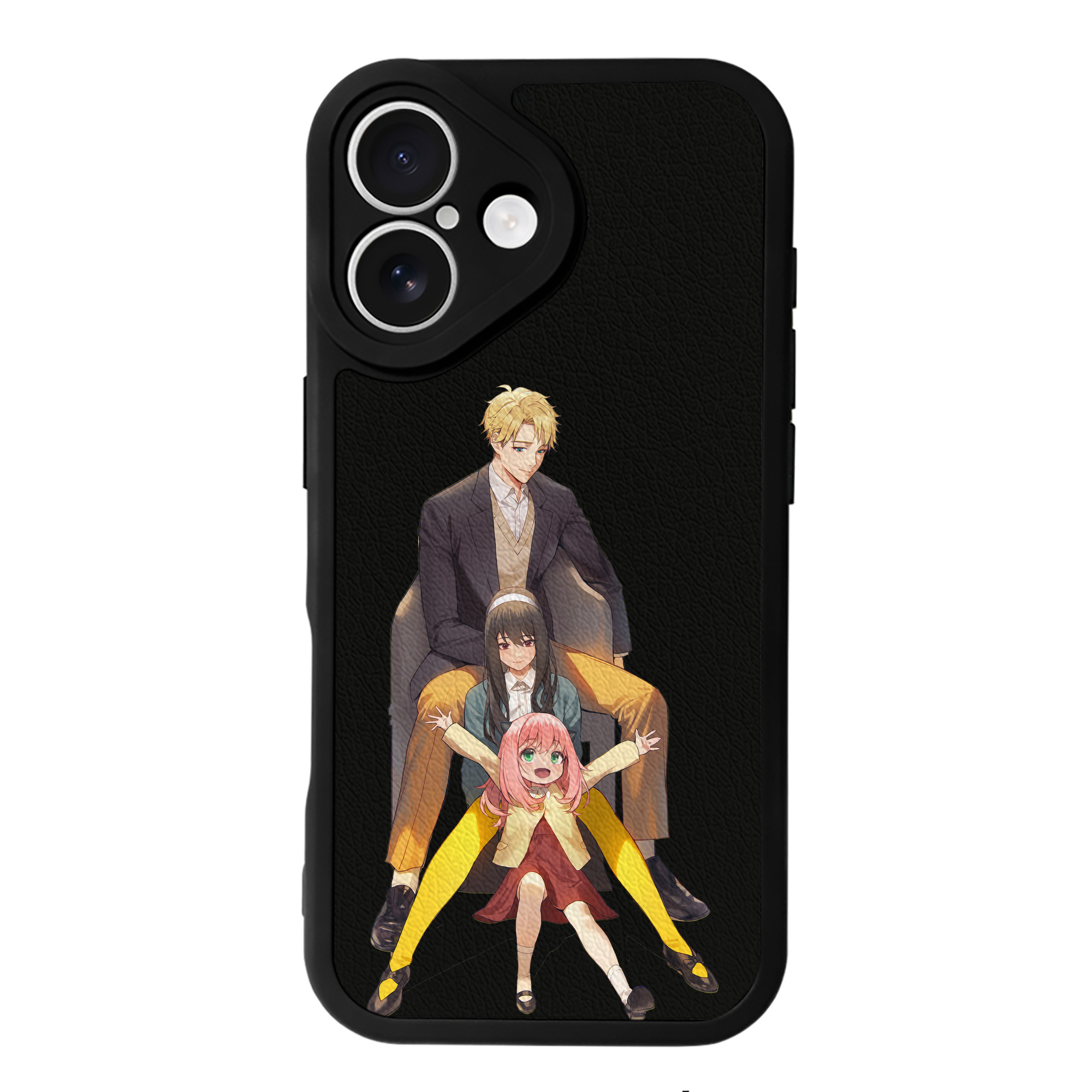 （画像用） SPY×FAMILY间谍家家酒 【iPhone 16シリーズ対応】シリコンスマホケース（レザー調） 材質：シリコン